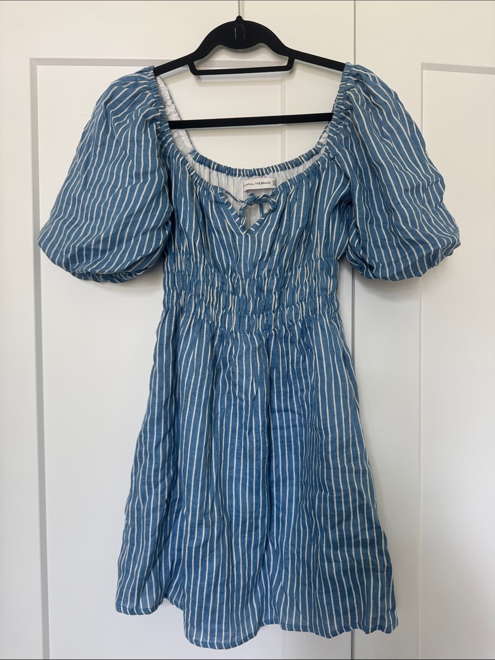EUC Faithfull the Brand linen babydoll dress sz  6